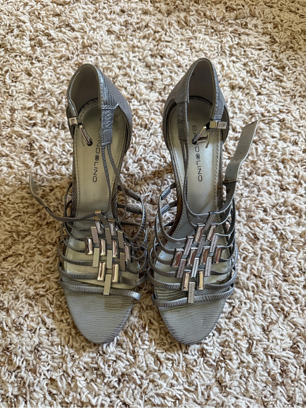 Bandolino Silver Heels
